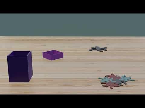 Puzzle teselado "Lagartos n&ordm;5" de M.C. Escher