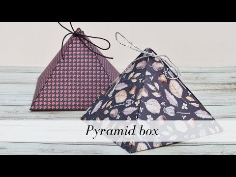 Pyramid box tutorial / Gift wrapping - Ep. 4