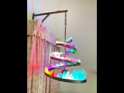 Quartz Crystal Chandelier