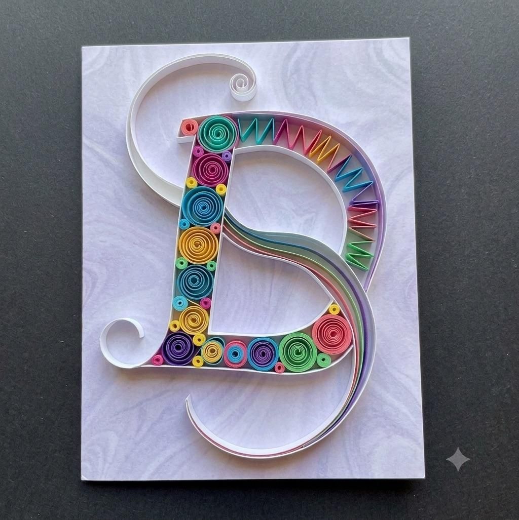Quilled Initial card for Debbie.jpeg