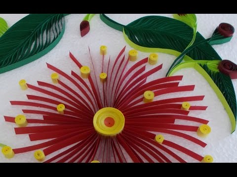 Quilling Wall Decoration Idea : Amazing Home Decoration Using Quilling Art