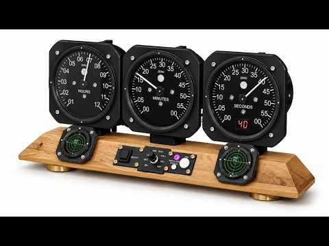 RADAR Aviator Clock with Spoken Aircraft Alerts