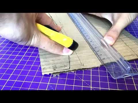 RC RB Plane Cardboard Cut Out Timelapse