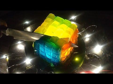 RainBow Illuminated Ruby Cake