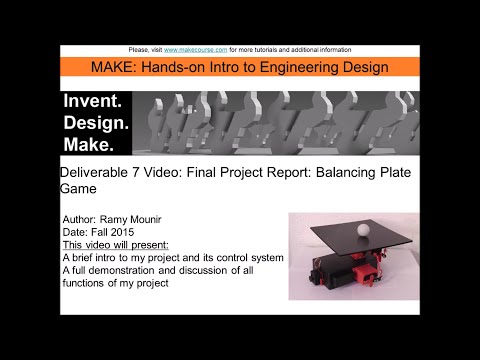 Ramy Mounir: Balancing Plate Game