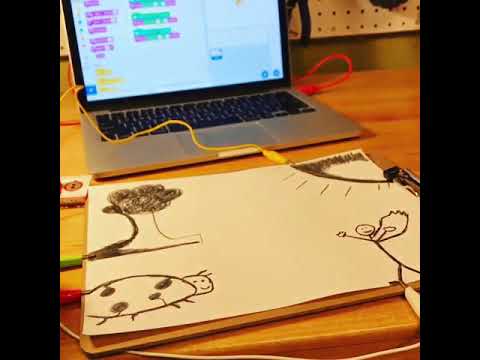 Random Robot Poetry Generator with Scratch, Makey Makey, and Hummingbird