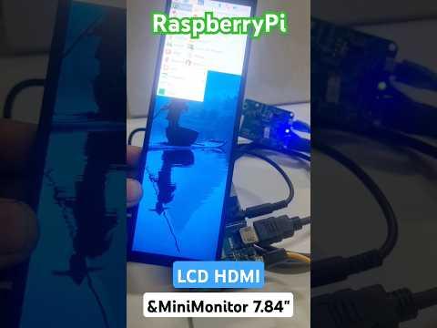 RaspberryPi &amp; MiniMonitor 7.84&quot; #trending #ips