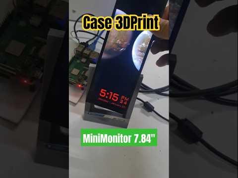 RaspberryPi+Mini Monitor 7.84 Case #trending #raspberrypi