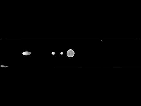 Real Solar System Simulation