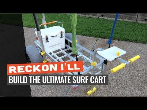 Reckon I'll: Build The Perfect DIY Surf &amp; Pier Fishing Cart From A Cargo Carrier