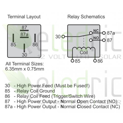 Relay Schematics - 12V 5 Pin 87 87a - eledric-500x500.jpg