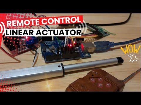 Remote Control a Linear Actuator With Visuino &amp; Arduino