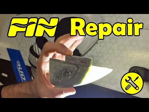 Repair Surfboard Wakeboard SUP Kiteboard Fin - Step by Step