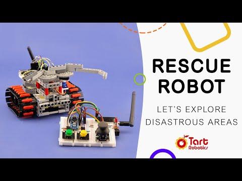 Rescue Robot with Lego, Arduino and 3D Printed Parts