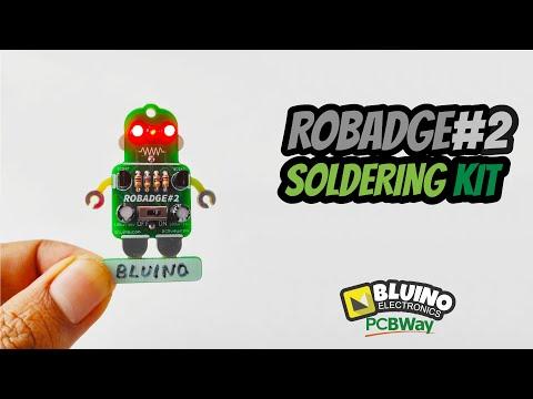 Robadge #2 - Soldering Electronic Badge Kit