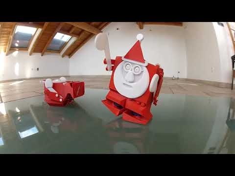 Robot Boxing Santa Battle there can only be one !!