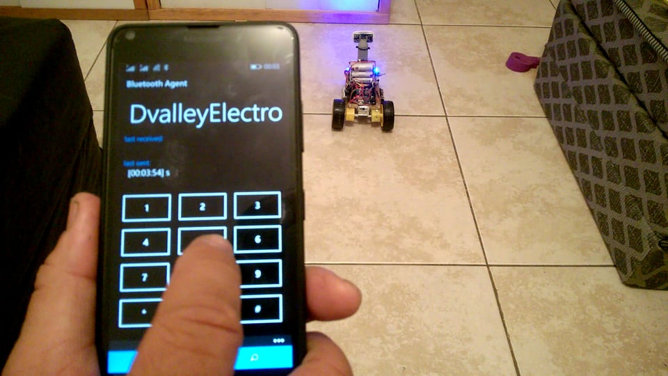 Robot Control With Windows Phone .