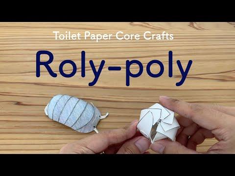 Roly-poly, Toilet Paper Core Crafts