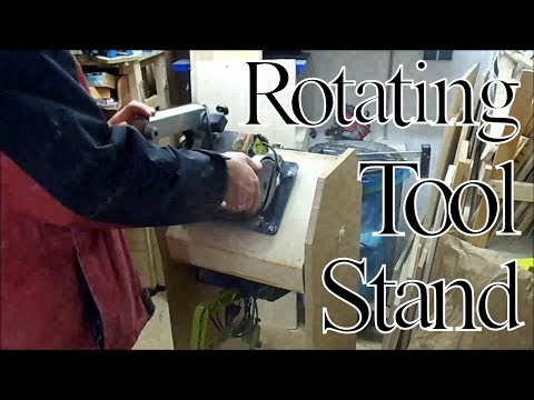 Rotating tool stand