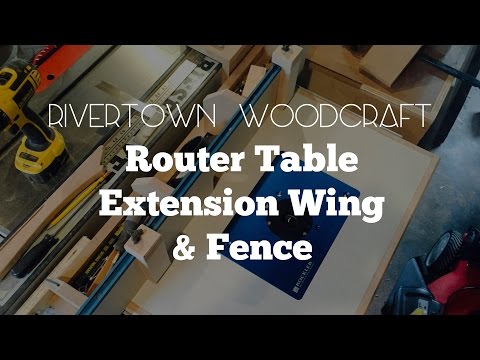 Router Table Extension Wing