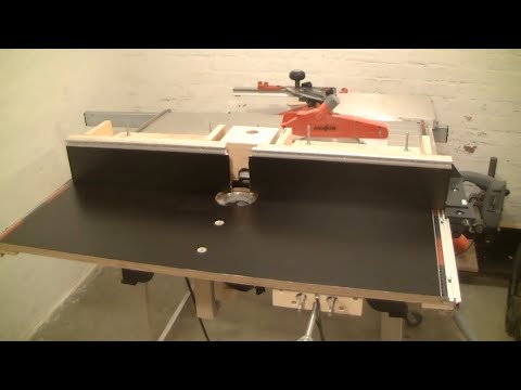 Router table fence for the Mafell Erika table saw