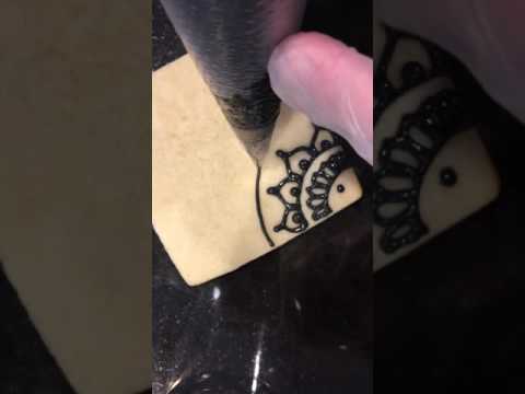 Royal Icing Henna Design