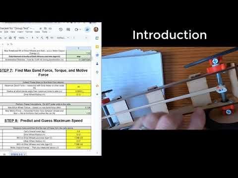 Rubber Band Cars Step 7 -- Maximum Torque and Force