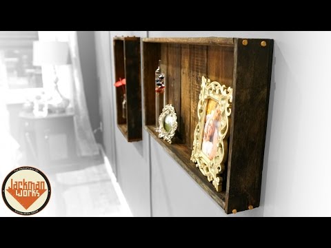 Rustic Wall Crates (made from 50 year old Apple Bins!)