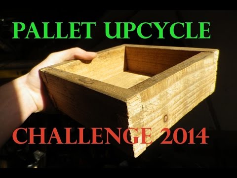 Rustic box | Jigsaw box joints | Pallet Upcycle challenge 2014