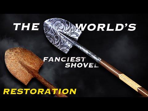 Rusty Shovel Restoration - Making The World's Fanciest Shovel