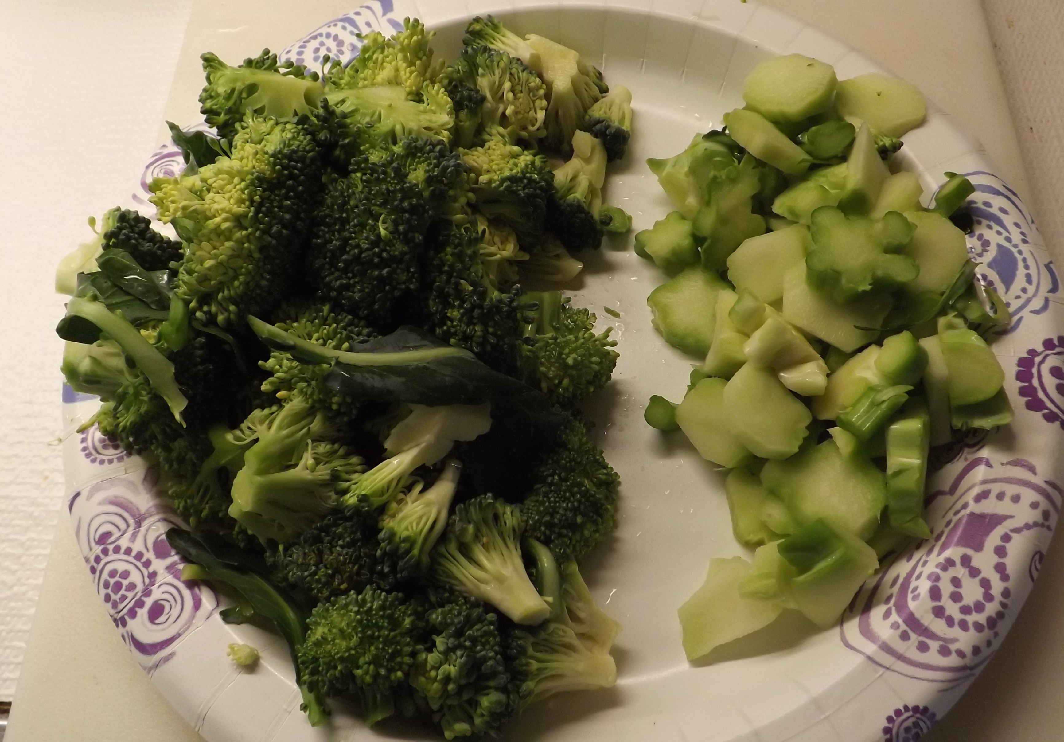 SAUTEED BROCCOLI  IN A GARLIC-ANCHOVY PARMESAN OLIVE OIL SAUCE 005.JPG