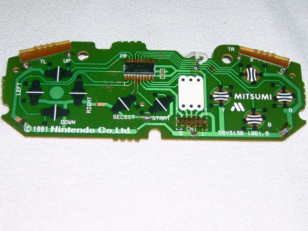 SNES controller board modified.JPG