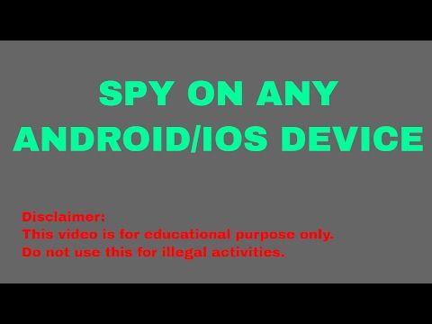 SPY ANY ANDROID DEVICE EASILY 2017