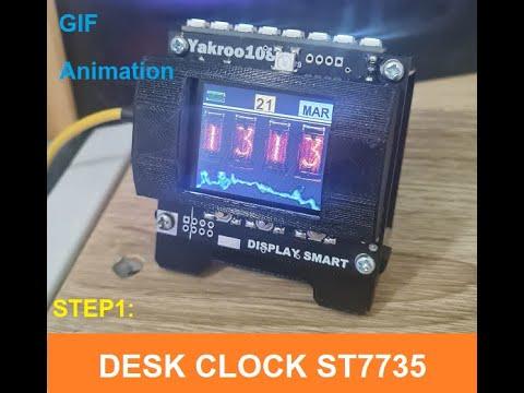 STEP1:Desk Clock ST7735 Intro #shorts#short#viral#subscribe#tiktok#shortvideo#tiktok#video#trending