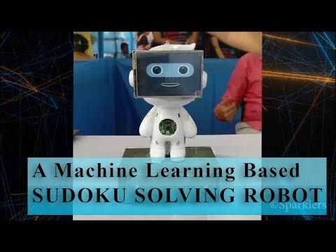 SUDO : A machine learning based sudoku solver robot