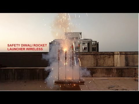 Safety Diwali Rocket Launcher Wireless at home
