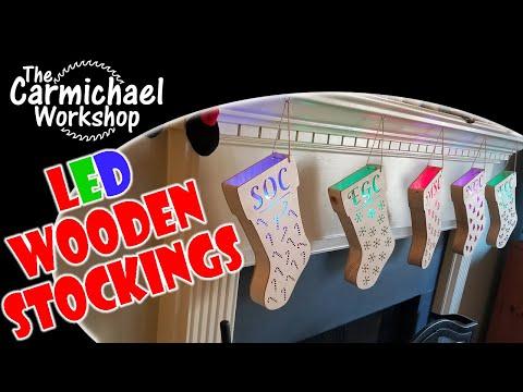 Santa Can't Miss These Cool LED Christmas Stockings