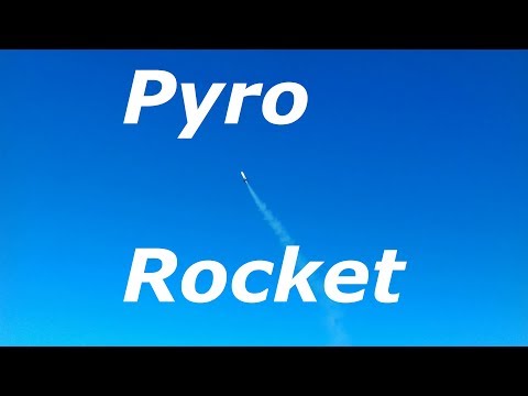 Scratch built Pyro Rocket &amp;amp; Module for Launch Pad - Model Rocket