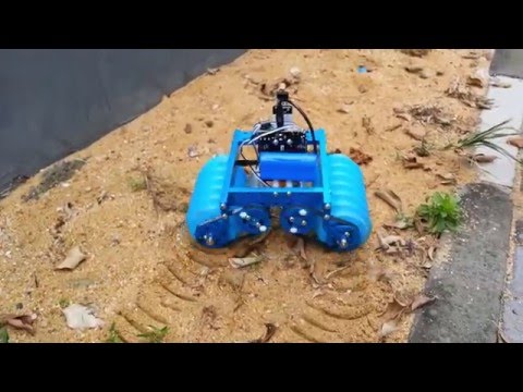 Screw Propelled Vehicles Built with Makeblock