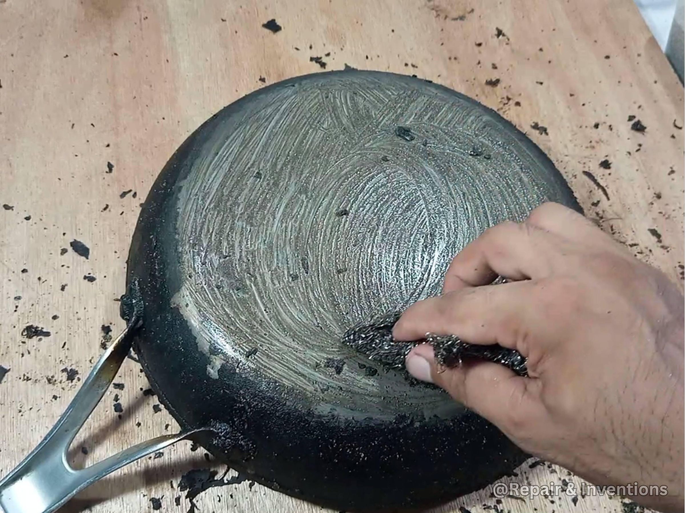 Scrub with Steel Wool.jpg