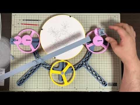 Second Order Roulette Drawing Machine - Changing the initial phase of the side gear