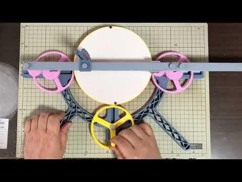 Second Order Roulette Drawing Machine - Changing the pen position
