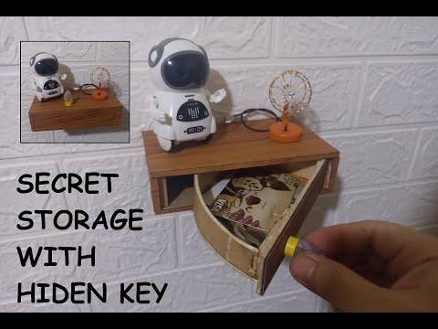 Secret Storage with Magnetic Hiden Key