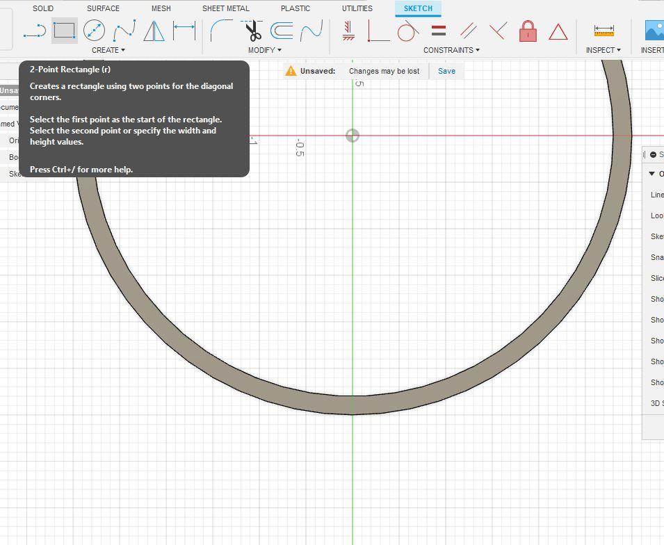 Select Create Sketch. Select Plane. Select 2 point rectangle.JPG