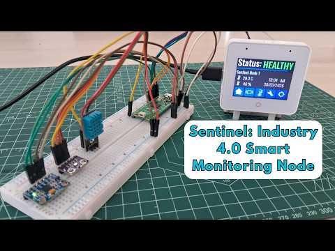 Sentinel: Industry 4.0 Smart Monitoring Node Built with ESP32 S3 BOX 3 and Raspberry Pi Pico