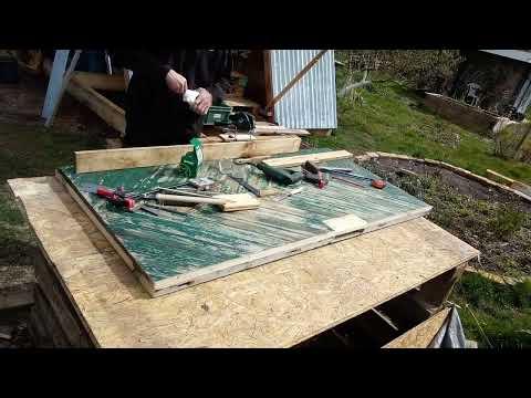 Shed 38 - Roof final and Green Door Part 1