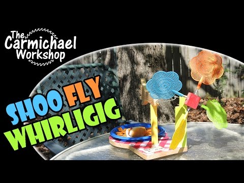 Shoo Fly Don't Bother Me Whirligig - Outdoor Woodworking Project