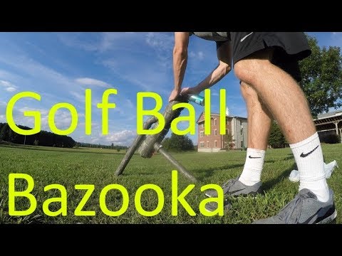 Shooting my Golf Ball Bazooka | Hackathon Project #2