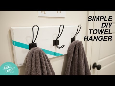 Simple DIY Towel Hanger