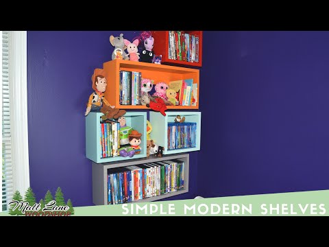 Simple Modern Shelves